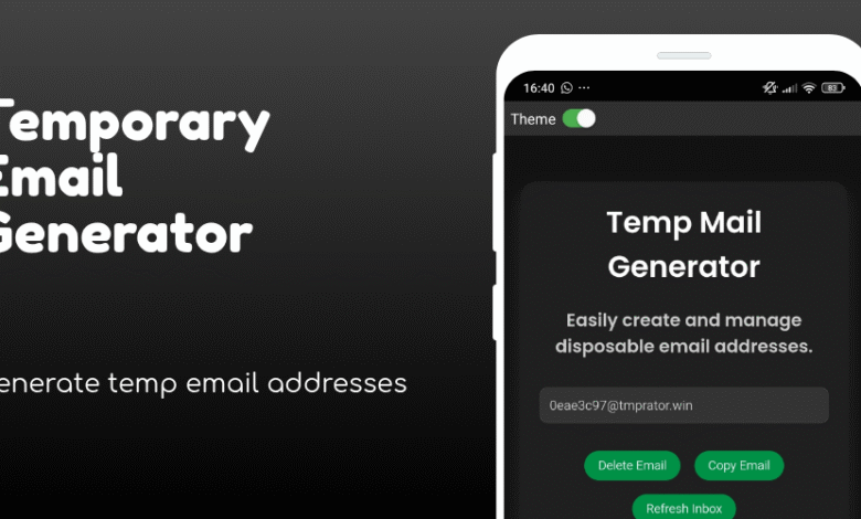 Temp Mail Generator