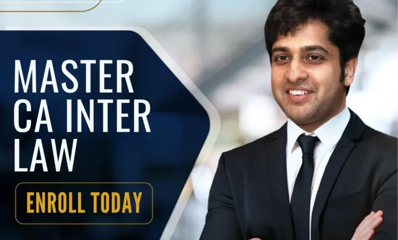 Best Ca Inter Law Coaching