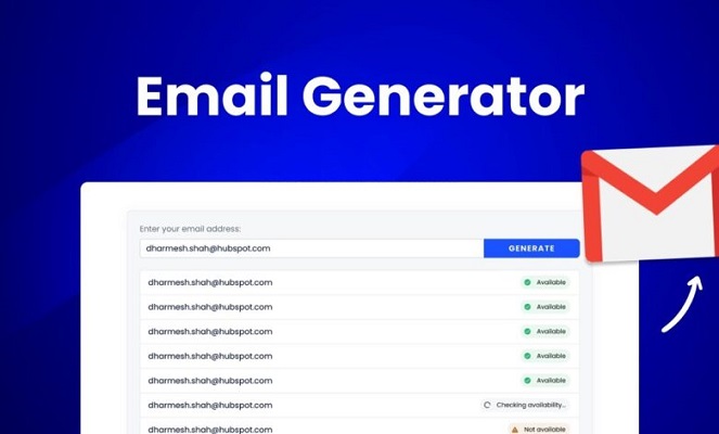 Random Email Address Generator
