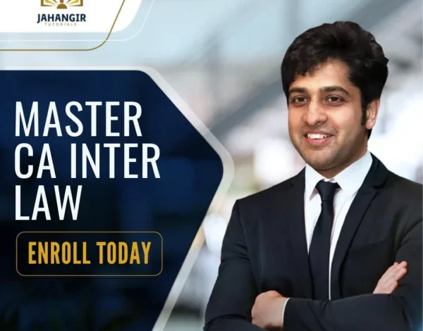 Best CA Inter Law Online Classes