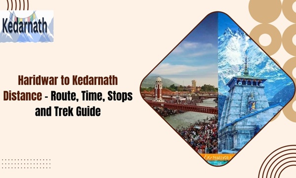 haridwar to kedarnath distance