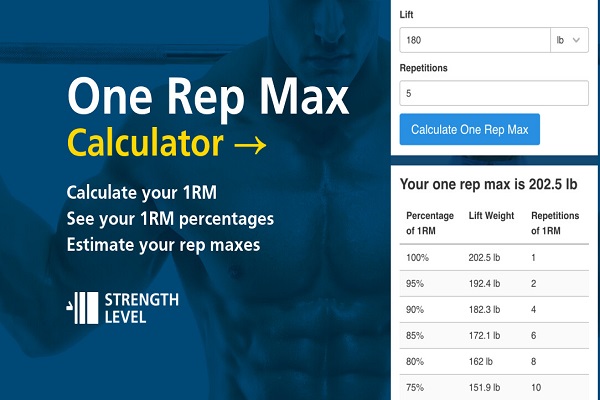 weight and rep calculator