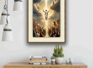 Jesus Ascending Into Heaven