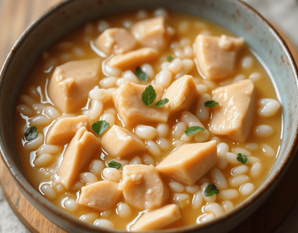 Cooked Chicken Dog Food