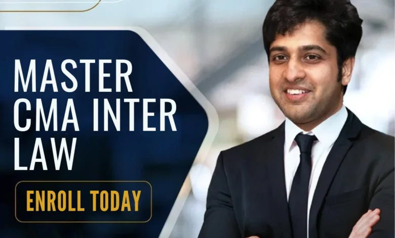 Best CMA Inter Law Classes in India